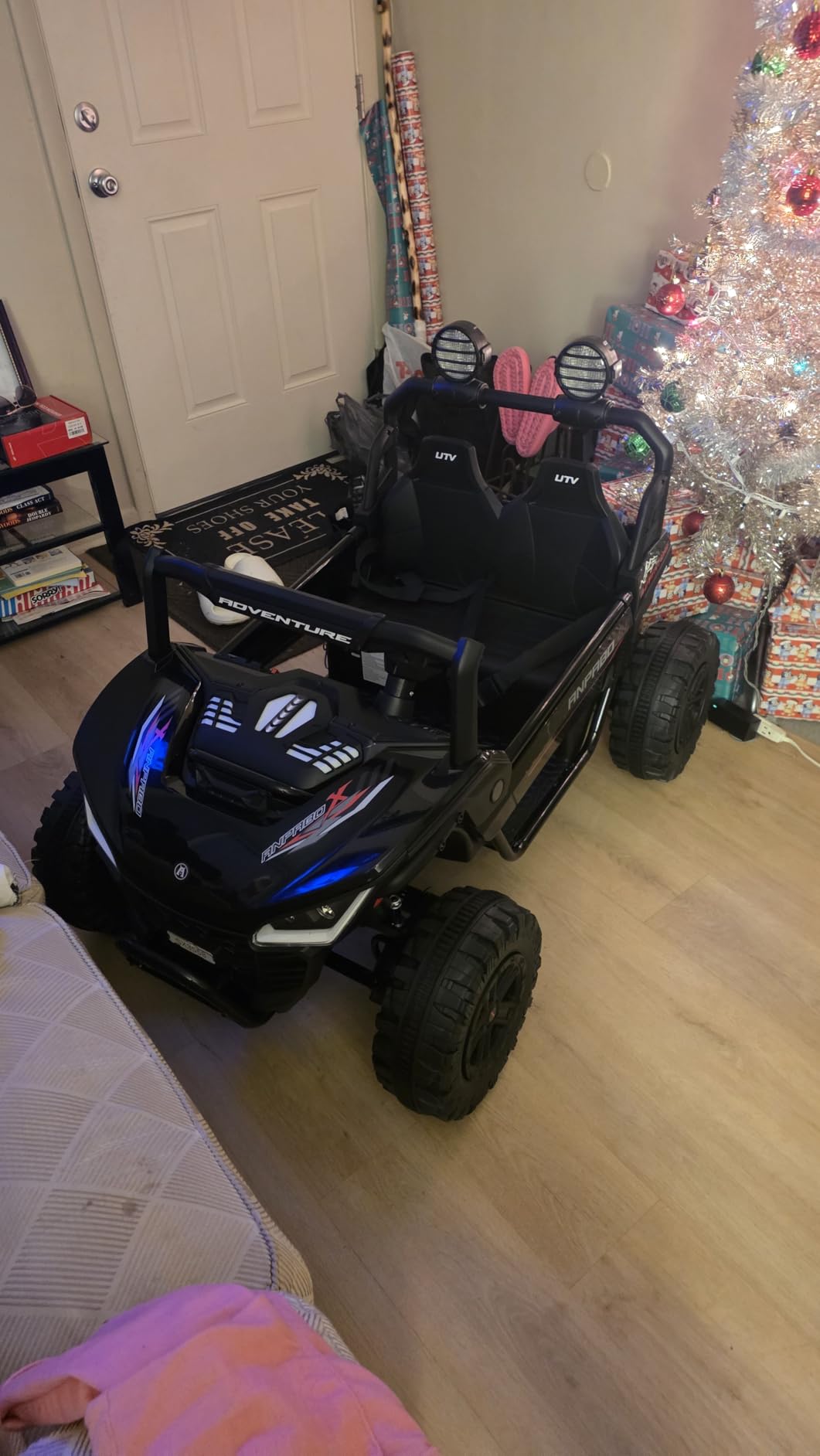 ANPABO XXL 24V Ride on Toys for Big Kids 3-12, 4 x 200W Motors, White customer photo 2