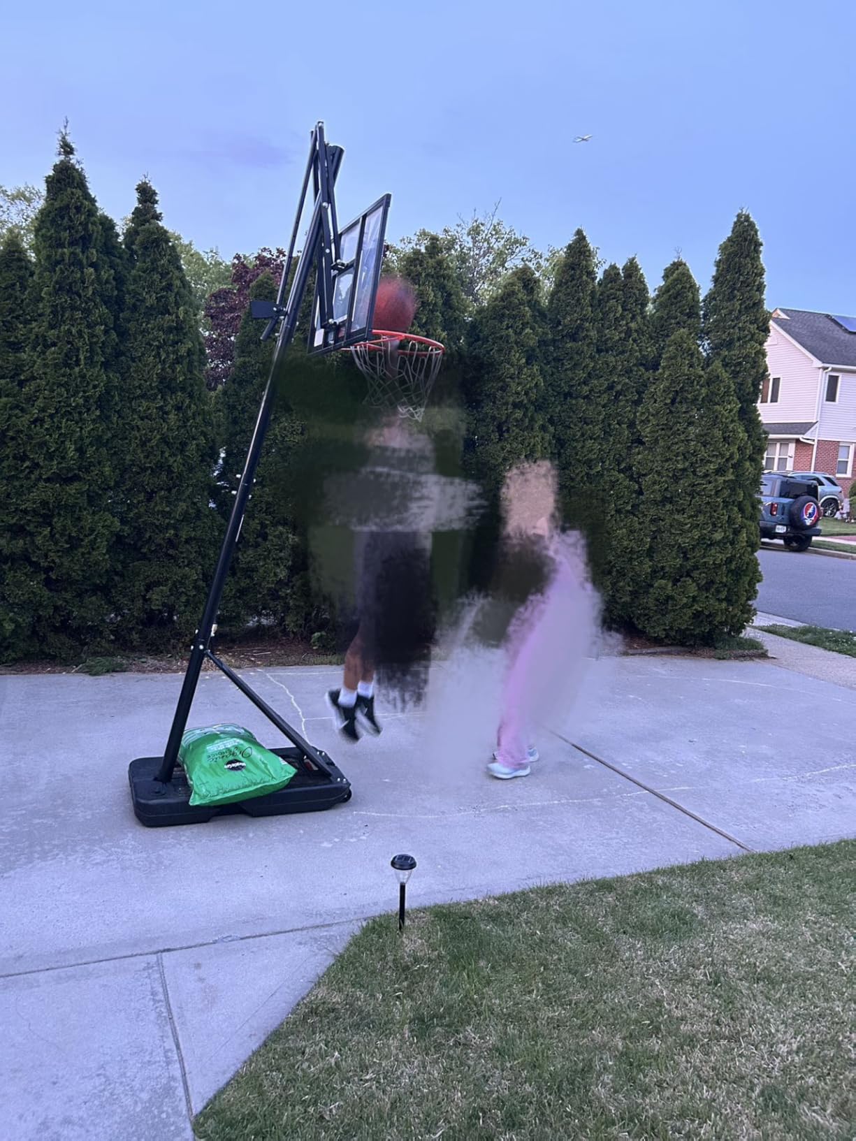 Seray Basketball Hoop 40Inch Shatterproof Backboard, 3.4-10FT Height Adjustable, Rust-Resistant Poolside Goal, Portable Court for Adults/Kids, Indoor & Outdoor Rim customer photo 1