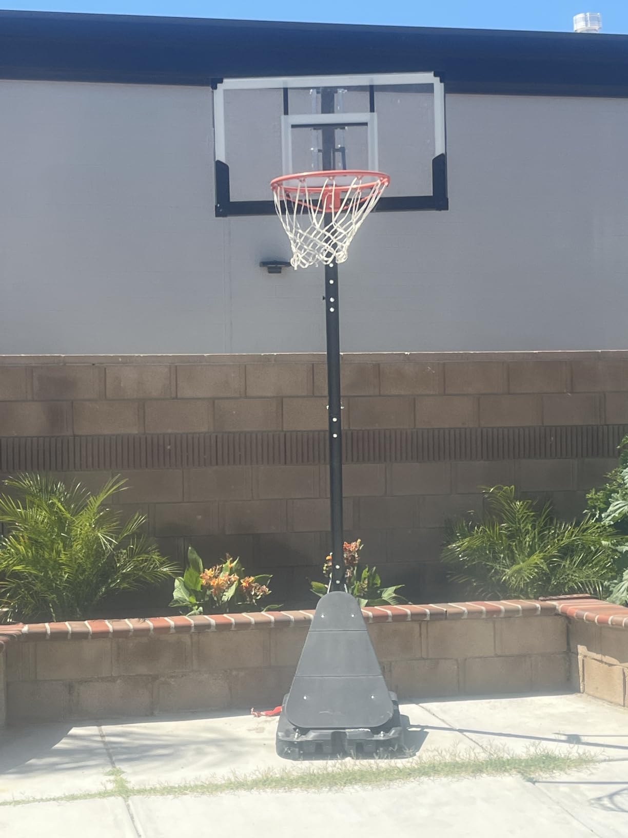 Seray Basketball Hoop 40Inch Shatterproof Backboard, 3.4-10FT Height Adjustable, Rust-Resistant Poolside Goal, Portable Court for Adults/Kids, Indoor & Outdoor Rim customer photo 2