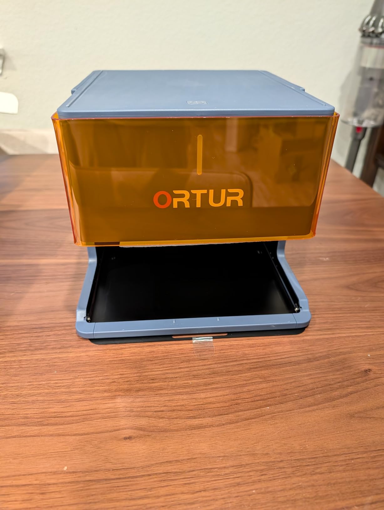 Ortur R1 5000mW Portable Laser Engraver and Cutter, Class 1 Foldable Laser Engraver, Exquisite Gift Box Packaging, APP Control Laser Engraver for Wood, Leather, Glass, Cloth (Misty Blue) customer photo 2