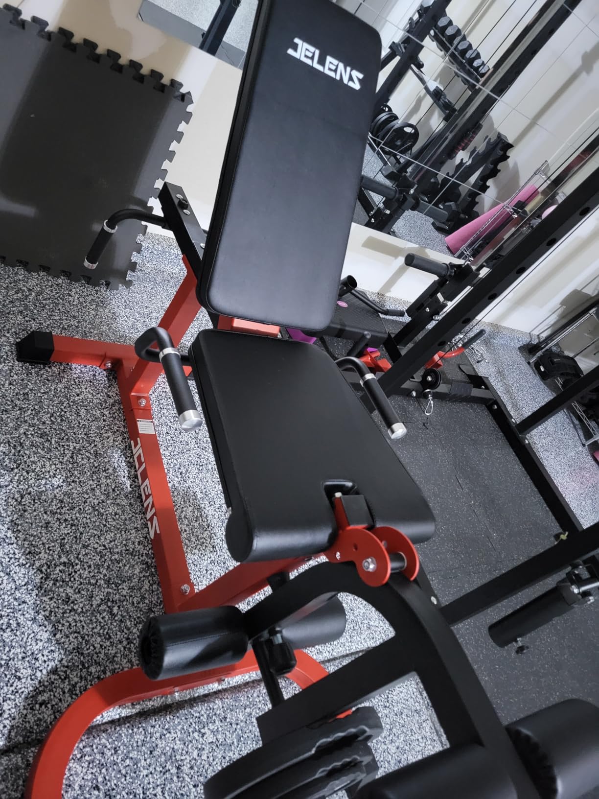 JELENS J10 Leg Extension and Curl Machine, Adjustable Leg Curl Machine for Home Gym, Seated Leg Extension and Lying Curl Machine for Lower Body Workouts customer photo 2
