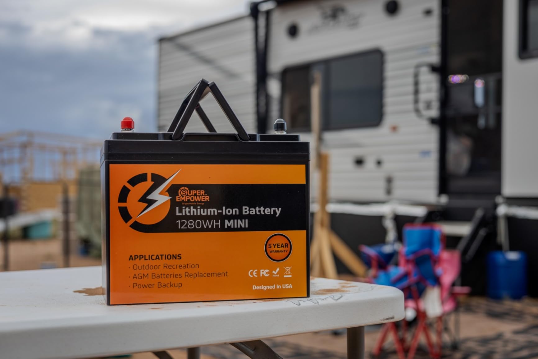 12V 100Ah LiFePO4 Battery, Group 24 Deep Cycle RV/Trolling Motor Battery customer photo 2