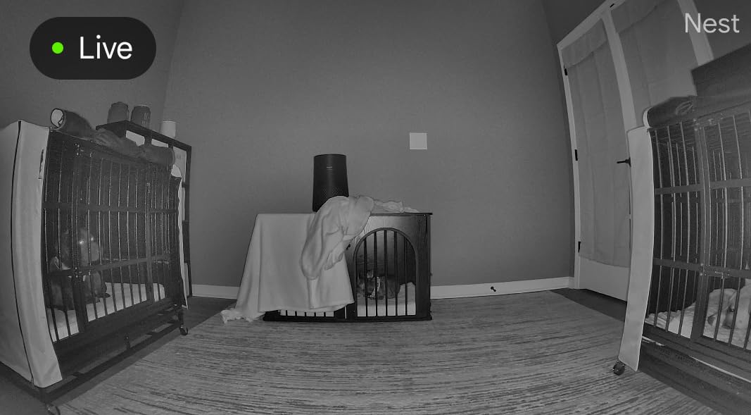 Google Nest Cam Indoor (Wired, 3rd Gen) - Security Camera - 2025 - Snow | 2K video, motion detection, color night vision, 2-way audio, works with Google Home and Gemini, intelligent alerts customer photo 1
