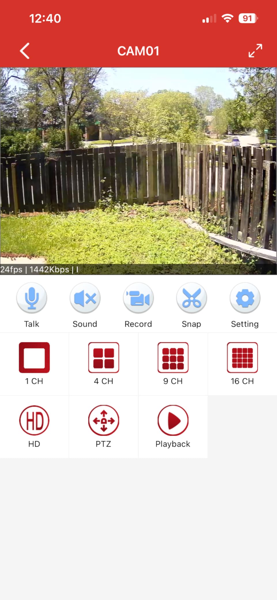 4CH Wired Security Camera System, AIWIXEN DVR with 512GB HDD, 4X 1080P Cam customer photo 2