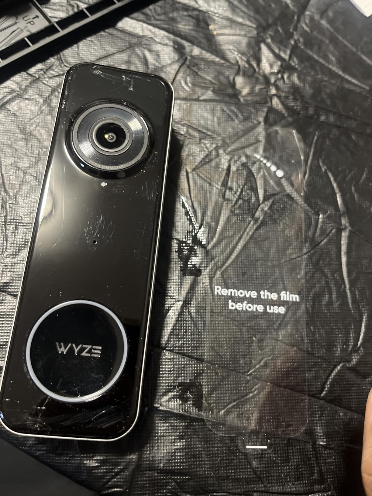 Wyze Battery Video Doorbell Wireless Camera, 1536x1536 HD+ with Color Night Vision, 2-Way Audio, 1:1 Head-to-Toe View, Person/Vehicle/Package Monitor, Wire-Free/Wired Option, 1 Minute Easy Setup customer photo 2