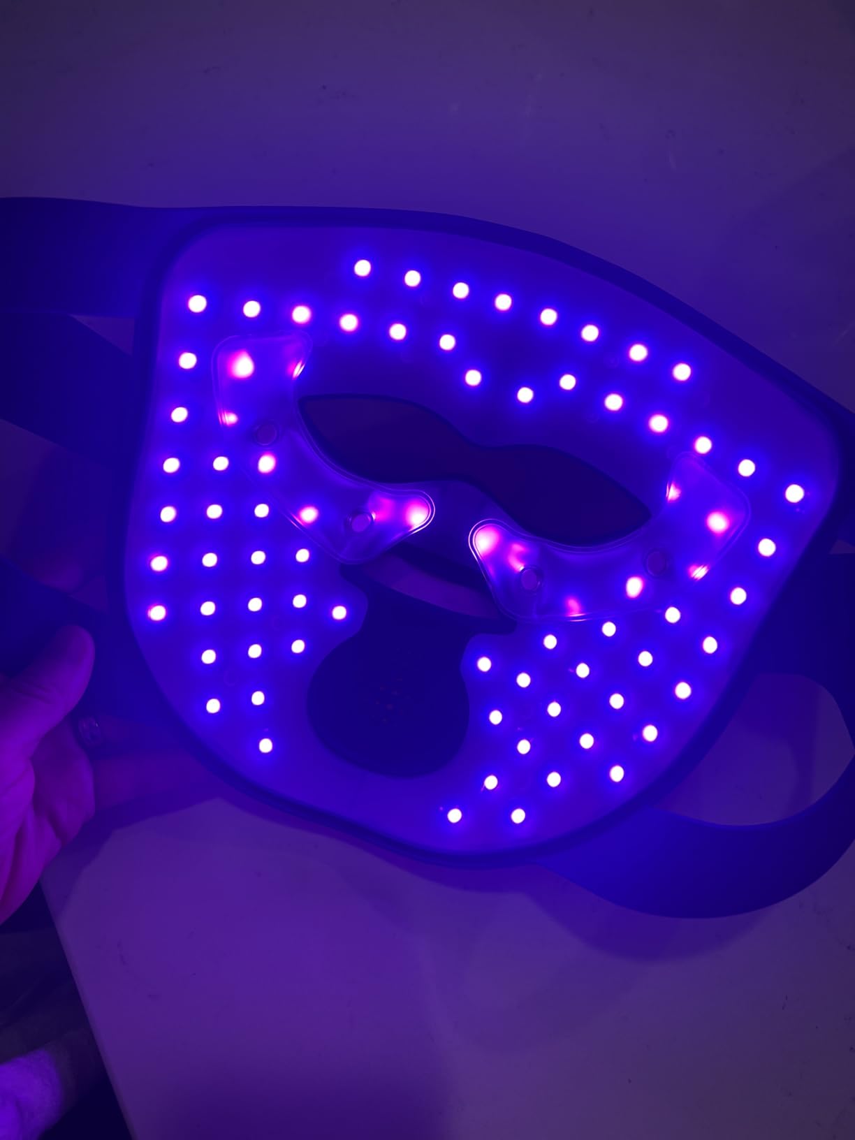 INIA GLOW 4D Wireless Red Light Therapy Mask for Face, Dual NIR, 320 LEDs customer photo 2