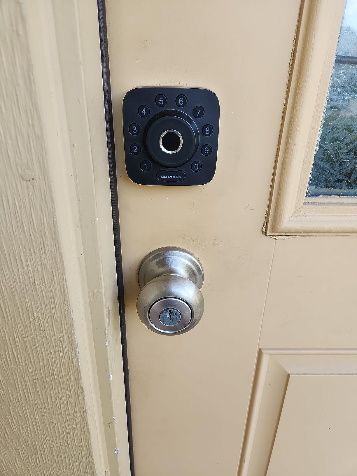 ULTRALOQ Bolt SE Wi-Fi Smart Lock, Matter Over Thread, App Remote Access | Works with Apple Home, Alexa, Google, Smart Door Locks for Front Door with Fingerprint ID, App, Code, Auto Lock, Deadbolt customer photo 1