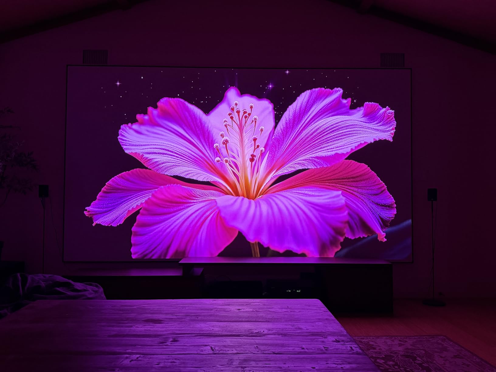 Valerion VisionMaster Max 4K Laser Projector, 3500 ISO Lumens, Anti-RBE, Speckle-Reduction, Flagship Black Level, 0.9-1.5:1 Optical Zoom, IMAX Enhanced, HDR10+, 3D, 240Hz customer photo 2