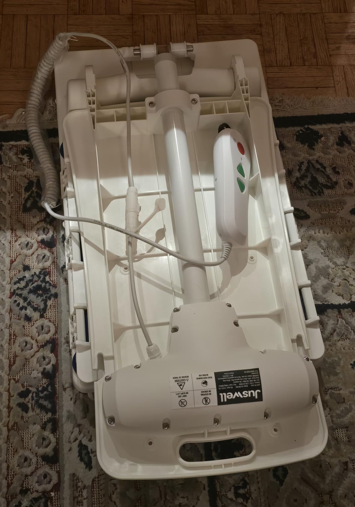 Portable Floor and Bath Lift Chair for Elderly Falls, Max 308 lbs customer photo 1