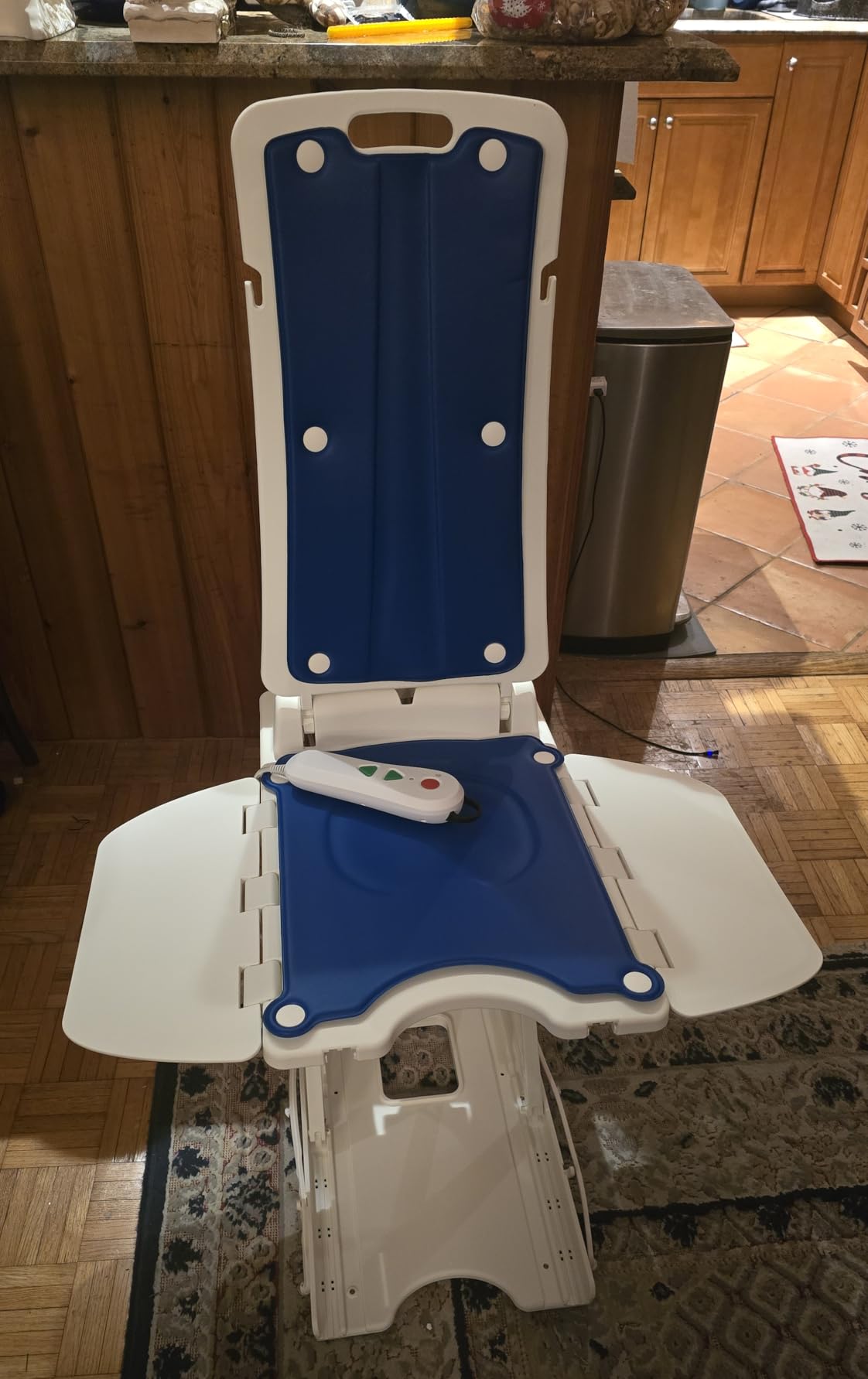 Portable Floor and Bath Lift Chair for Elderly Falls, Max 308 lbs customer photo 2