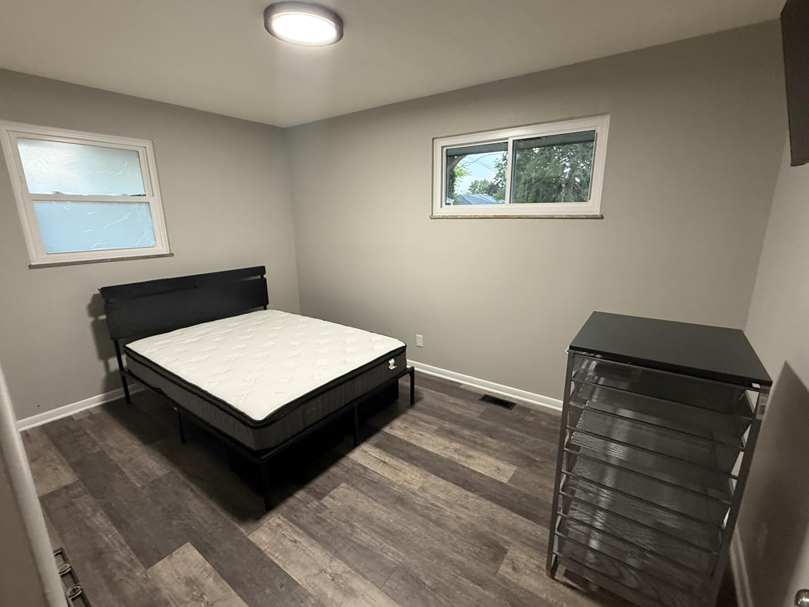 Forestell Queen Bed Frame with Wood Headboard,2 Storage Drawers & Shelf customer photo 2