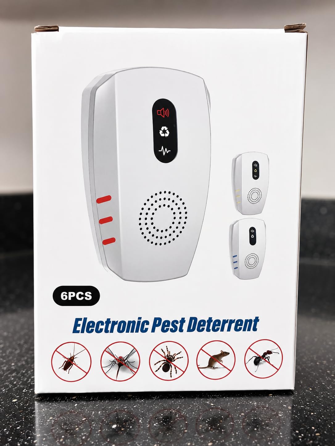 2026 Cvtayn Upgraded Ultrasonic Pest Repellent Indoor Repeller, Mouse Traps, Repellent Roach, Mouse, Bugs, Mosquito, Mice, Spider, Ant, Rodent Repellent Ultrasonic Plug in, 3 Mode Switching,6 Pack customer photo 2