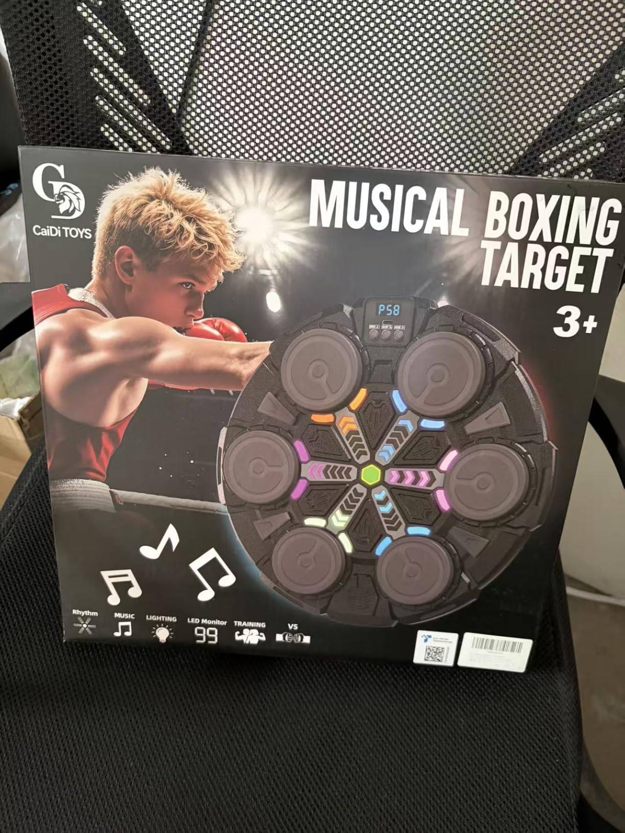Music Boxing Machine, Wall Mounted Punching Bag with Bluetooth customer photo 1