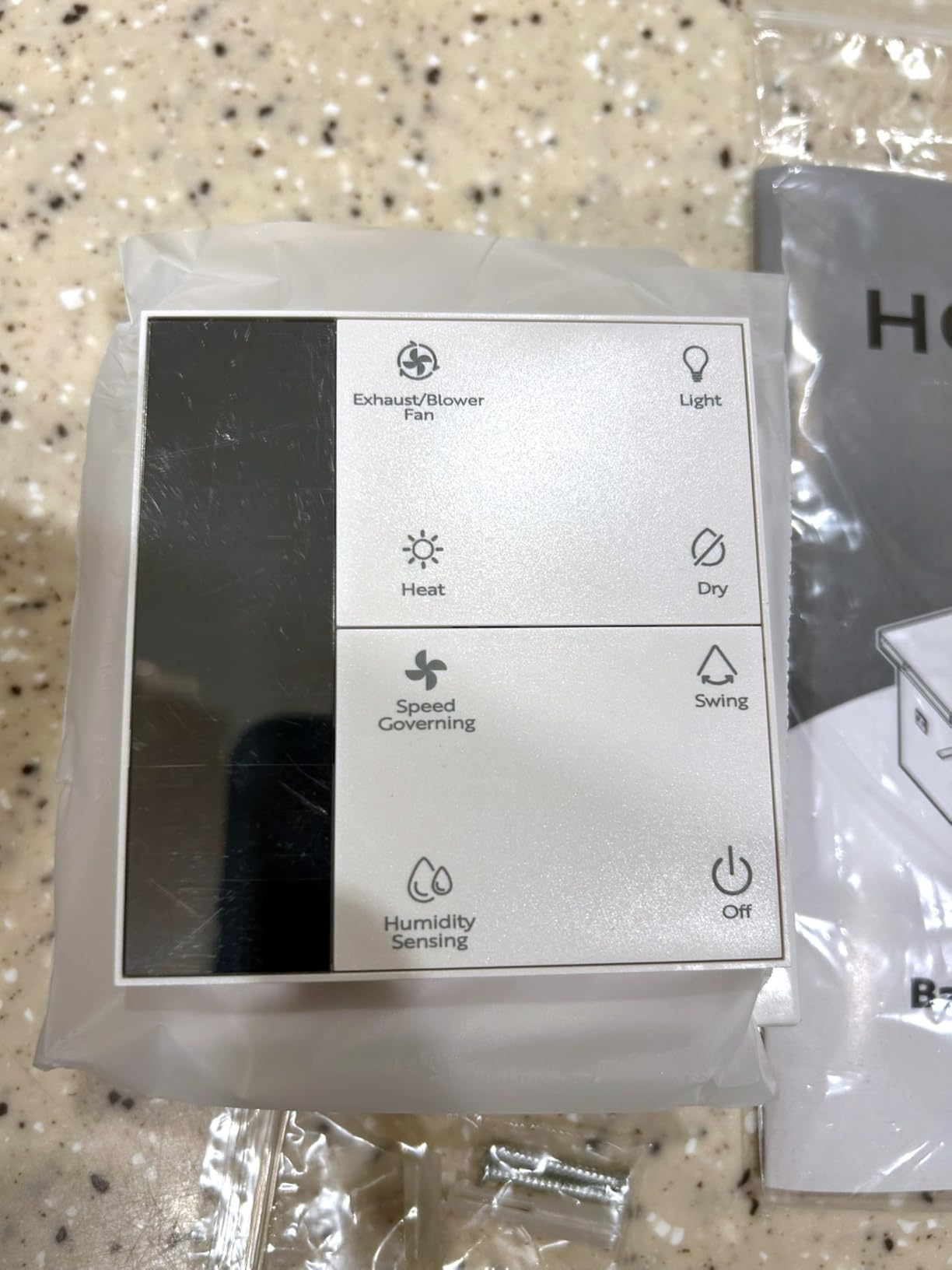 VIVOHOME 4-in-1 Bathroom Exhaust Fan with Light and Heater, 1600W PTC customer photo 2