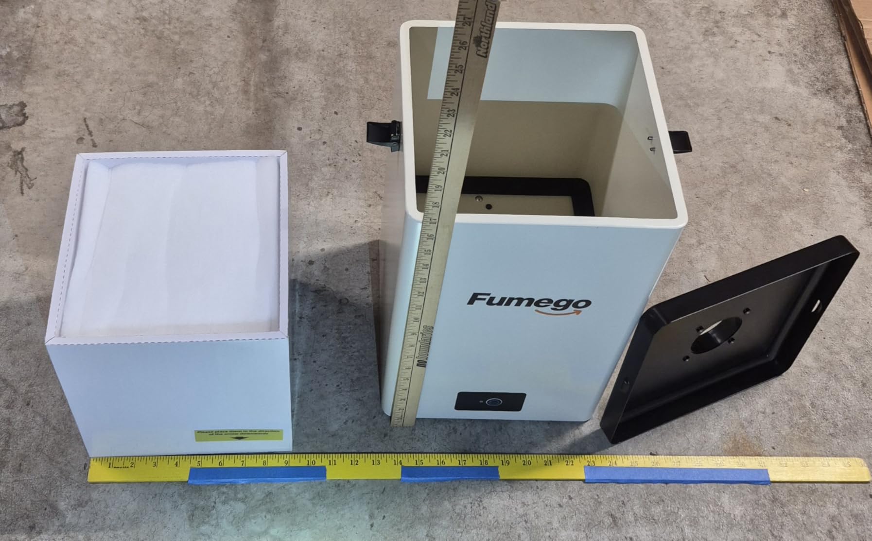 Laser Fume Extractor Compatible with 10 to 40W Laser Engravers S1/M1/Vista, 150W Power & 280 m³/h Low-Noise Smoke Extractor, Laser Air Purifier with HEPA+Carbon 4-stage Filtration System-XF250 customer photo 2