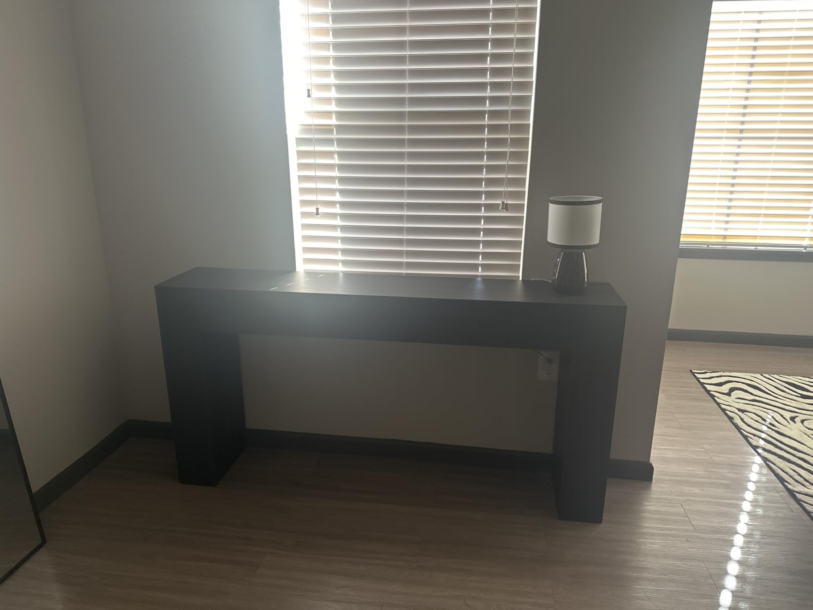 VASAGLE 63 Inches Entryway Table, Thick Tabletop Console Table, Farmhouse customer photo 2