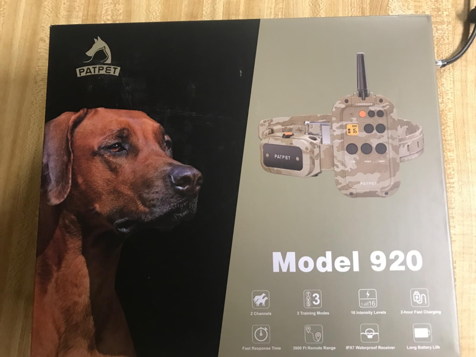 PATPET Wireless GPS Dog Fence, 9999 Yard Radius Electric Fence System, 3 Training Modes, IP67 Waterproof Collar for Medium & Large Dogs customer photo 1