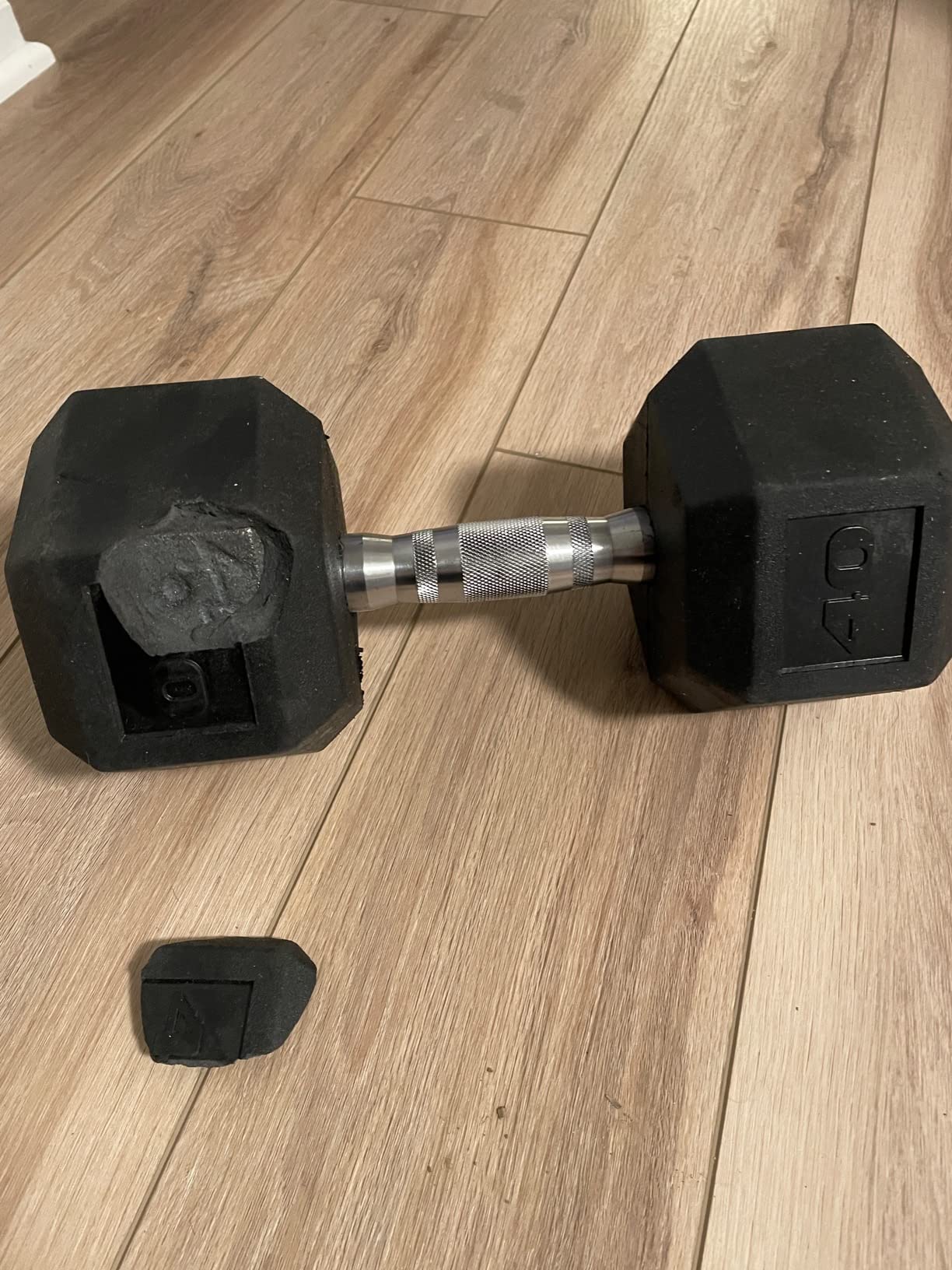 Hex Dumbbell Set 60-650lb, Weights Set Rubber Encased, Home Gym customer photo 1