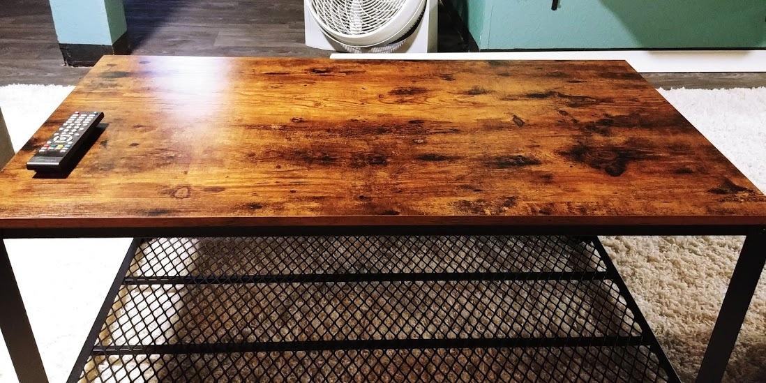 VASAGLE Lift Top Coffee Table with Hidden Storage, Gas Spring customer photo 2