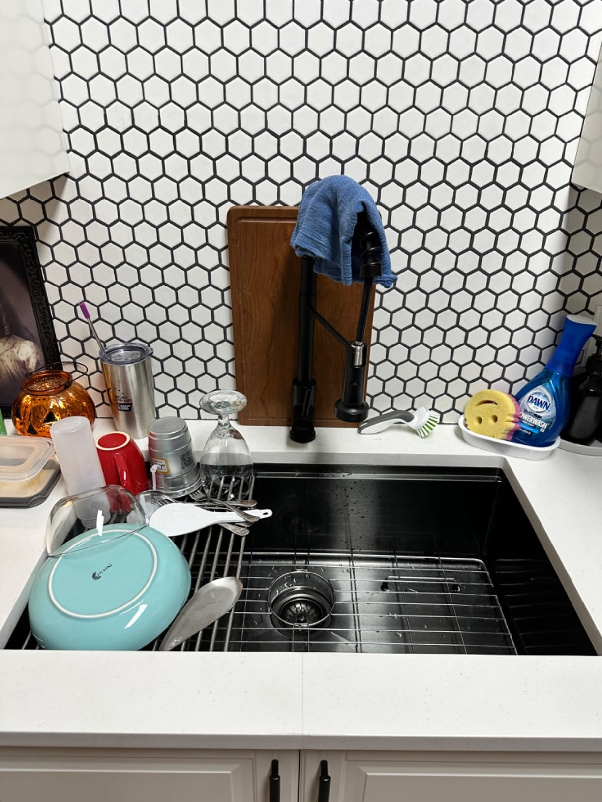 GIMILI Touchless Kitchen Faucet with Spring Pull Down Sprayer customer photo 2