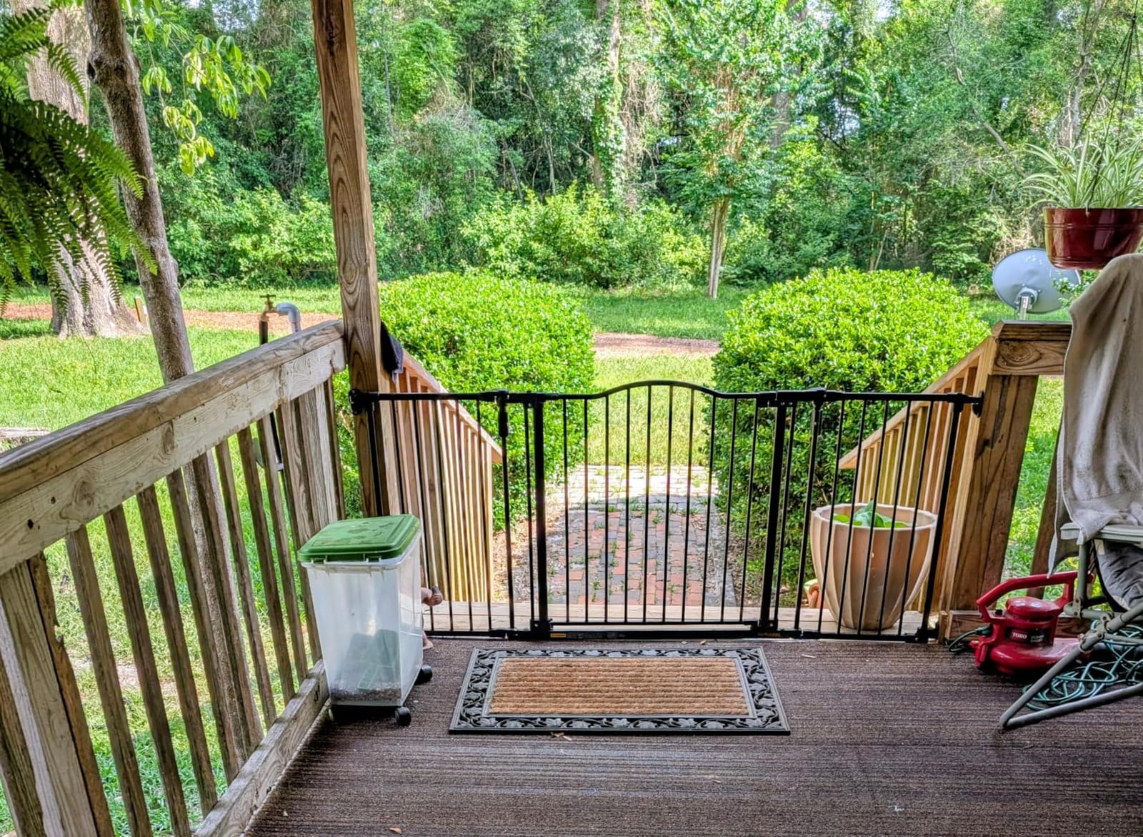 Toddleroo by North States - Deluxe Décor Universal Fit Safety Gate: Hardware Mounted Extra Wide Metal Baby Gate with Tall Baseboard Mounts, Adjustable Child Gate; 38.3