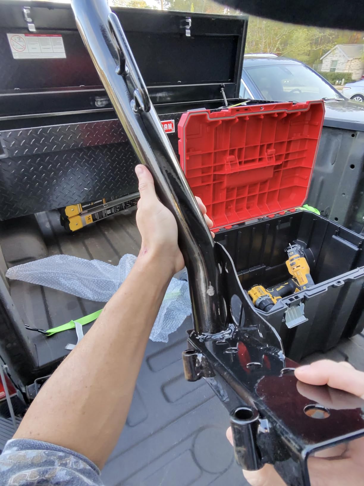 Ladder Rack for Truck No Drill, Kayak Rack for Truck Bed, 800 LBS Capacity customer photo 1