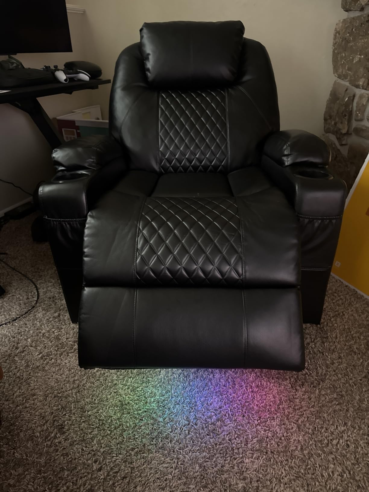 Dual Motor Power Swivel Rocker Recliner Chair,Wall Hugger Electric Recliner customer photo 2
