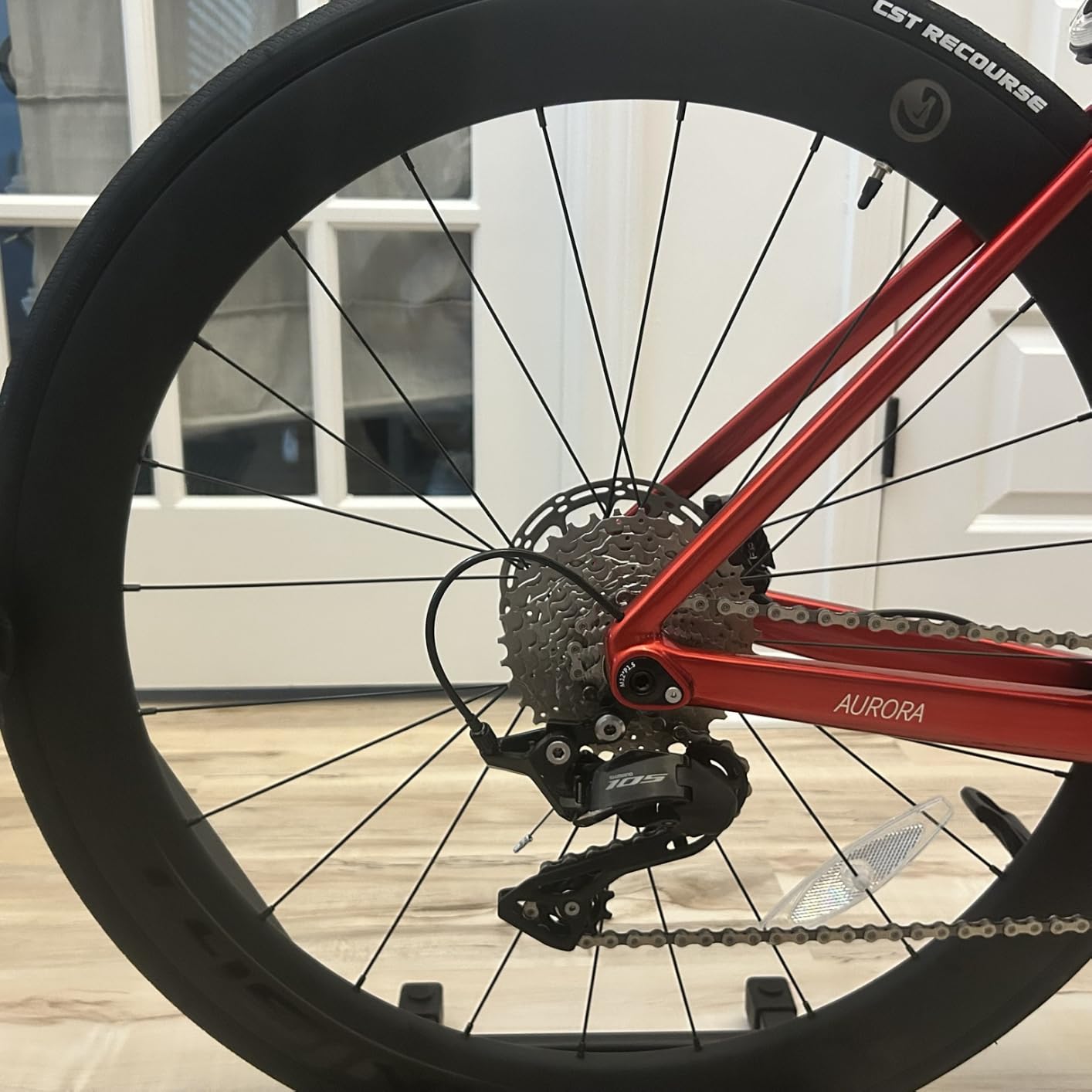 SAVADECK Full Carbon Racing Bike A7L Pro 2026 – Carbon Frame & Wheelset, with Shimano R7120 24-Speed, Hydraulic Disc Brakes, 90% Pre-Assembled customer photo 1