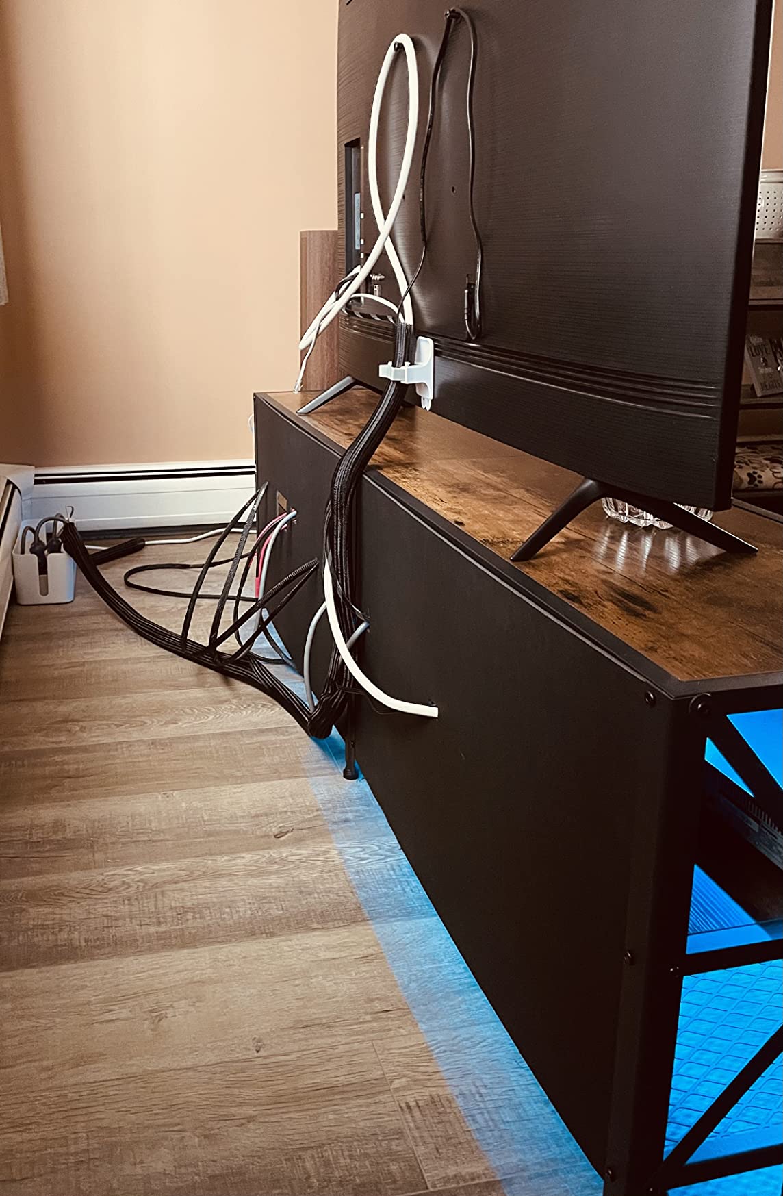 VASAGLE 58 Inch TV Stand, Mid Century Entertainment Center with Storage customer photo 1