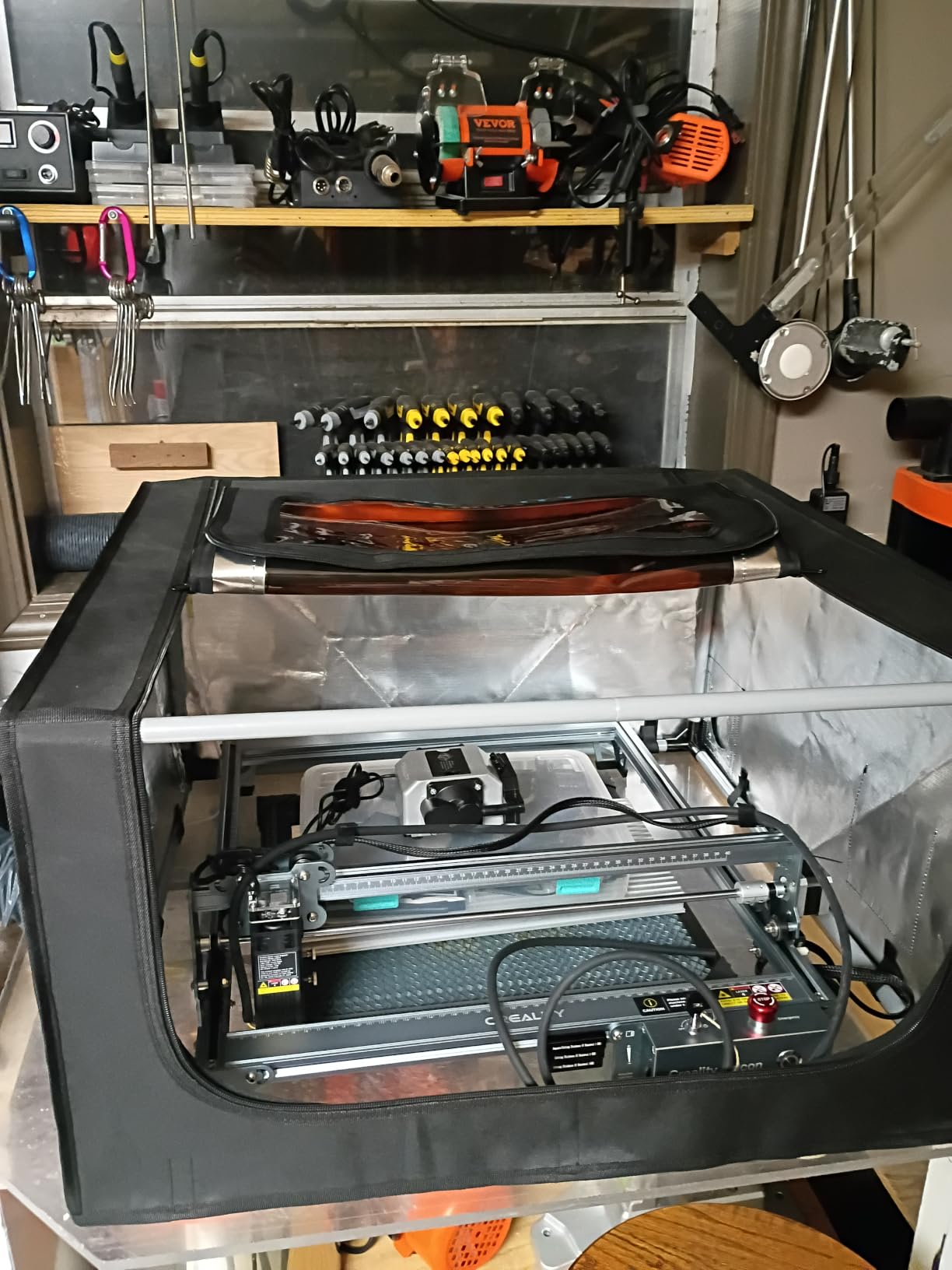 Creality Falcon A1C 10W AI Laser Engraver with AI Camera, Class 1 Desktop Engraving Machine with Interchangeable Laser Platform, Auto Focus, 0.1mm Positioning, 15,000mm/min for Wood, Leather & Acrylic customer photo 2