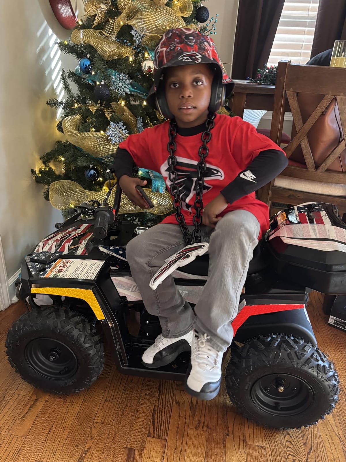 MOSTA 40cc Gas Four Wheelers, Gas Powered ATV for Kids, Pink customer photo 2