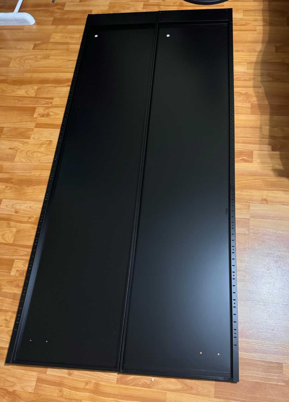 Wide & Deep Metal Storage Cabinet with Wheels,Tall Rolling Garage Storage Cabinet with Lock,Black Metal Cabinets with Shelves and Pegboards,Tool Locker for Garage,Home,Office,43''Wx 20''Dx71