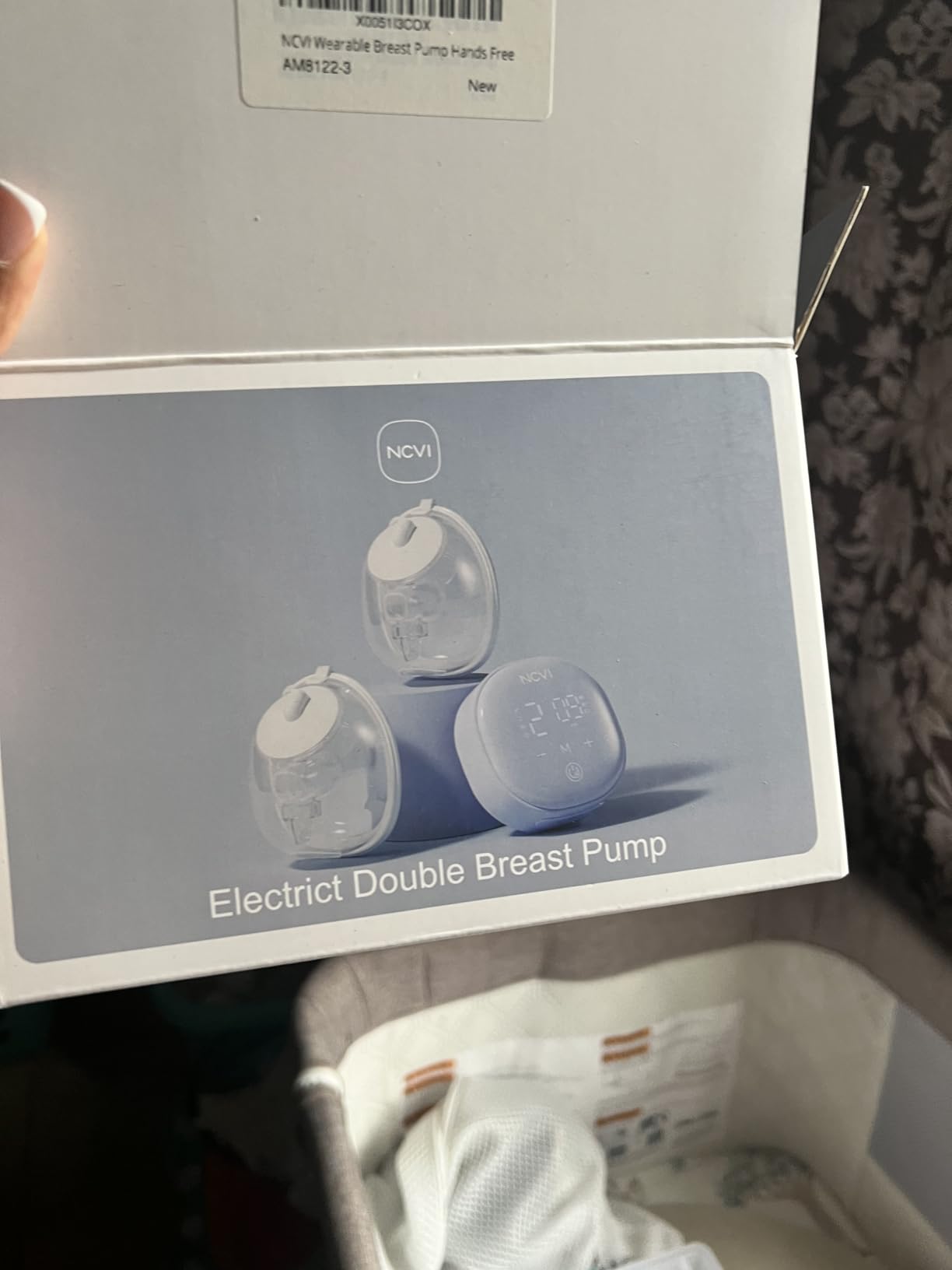 NCVI Heated Breast Pump Wearable, 360° All-Around Heat +30% Output for Mom customer photo 2