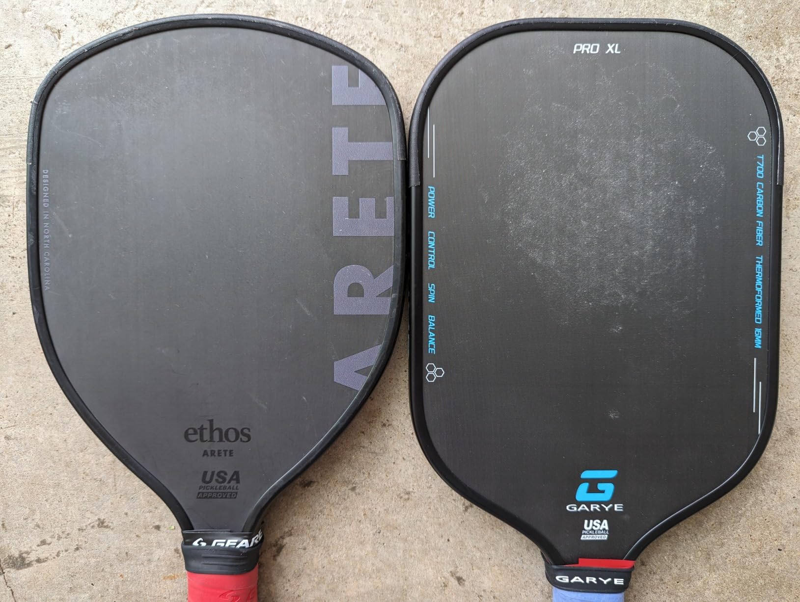 GARYE Pickleball Paddle, T700 Raw Carbon Fiber Paddles, USAPA Approved customer photo 1