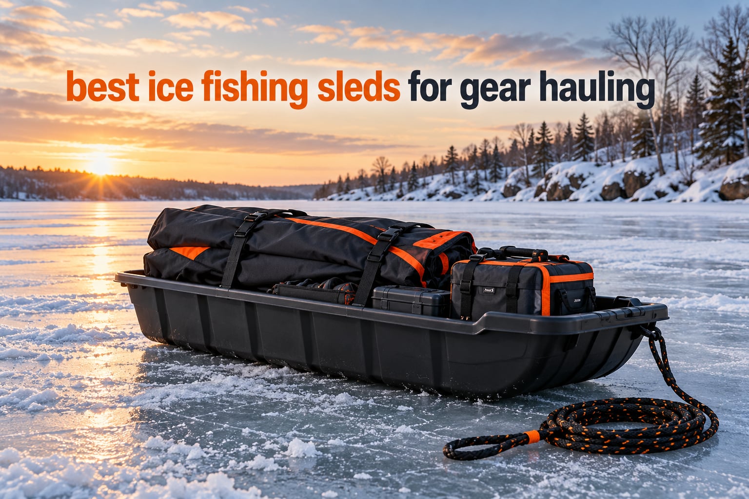 best ice fishing sleds for gear hauling