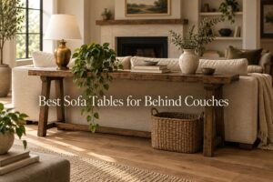 Best Sofa Tables for Behind Couches