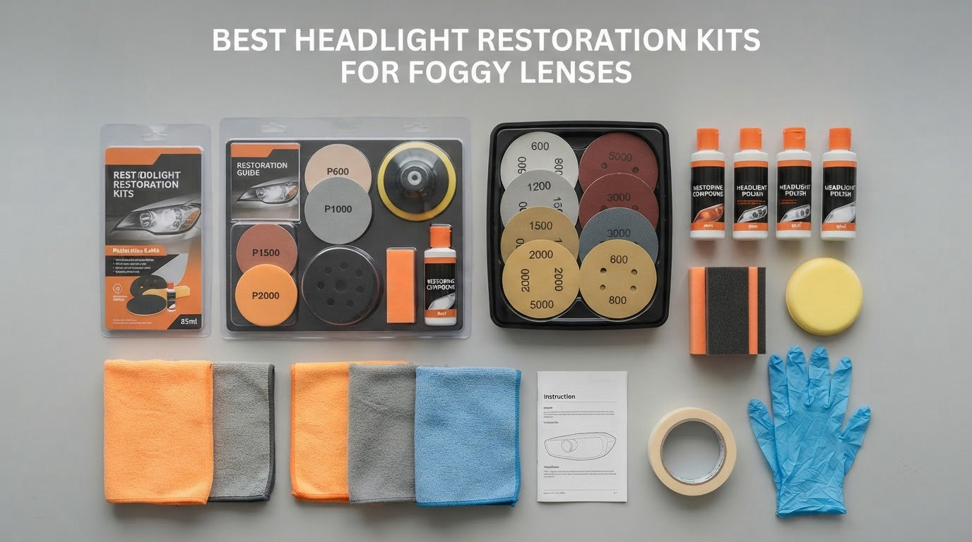 best headlight restoration kits for foggy lenses
