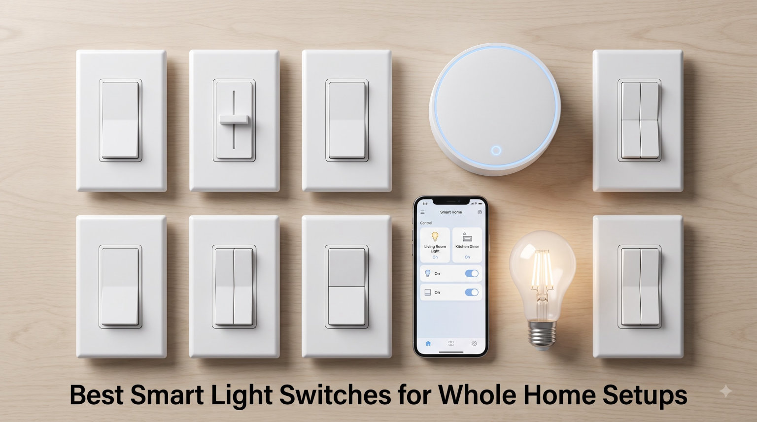 Best Smart Light Switches for Whole Home Setups