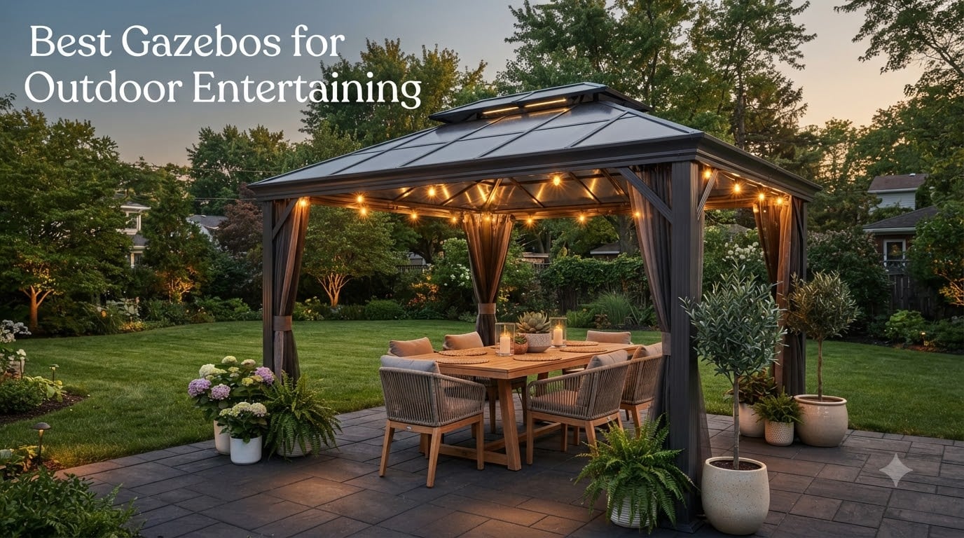 Best Gazebos for Outdoor Entertaining