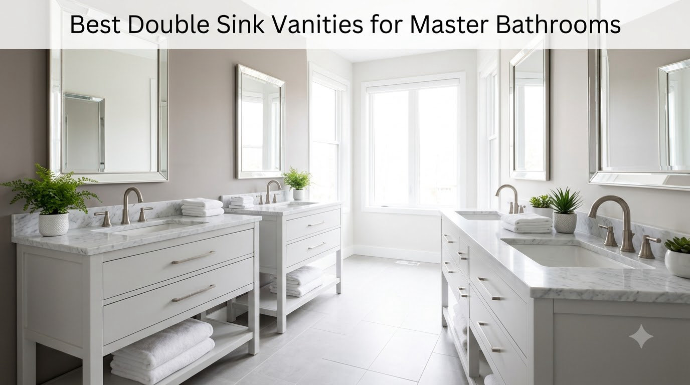 Best Double Sink Vanities for Master Bathrooms