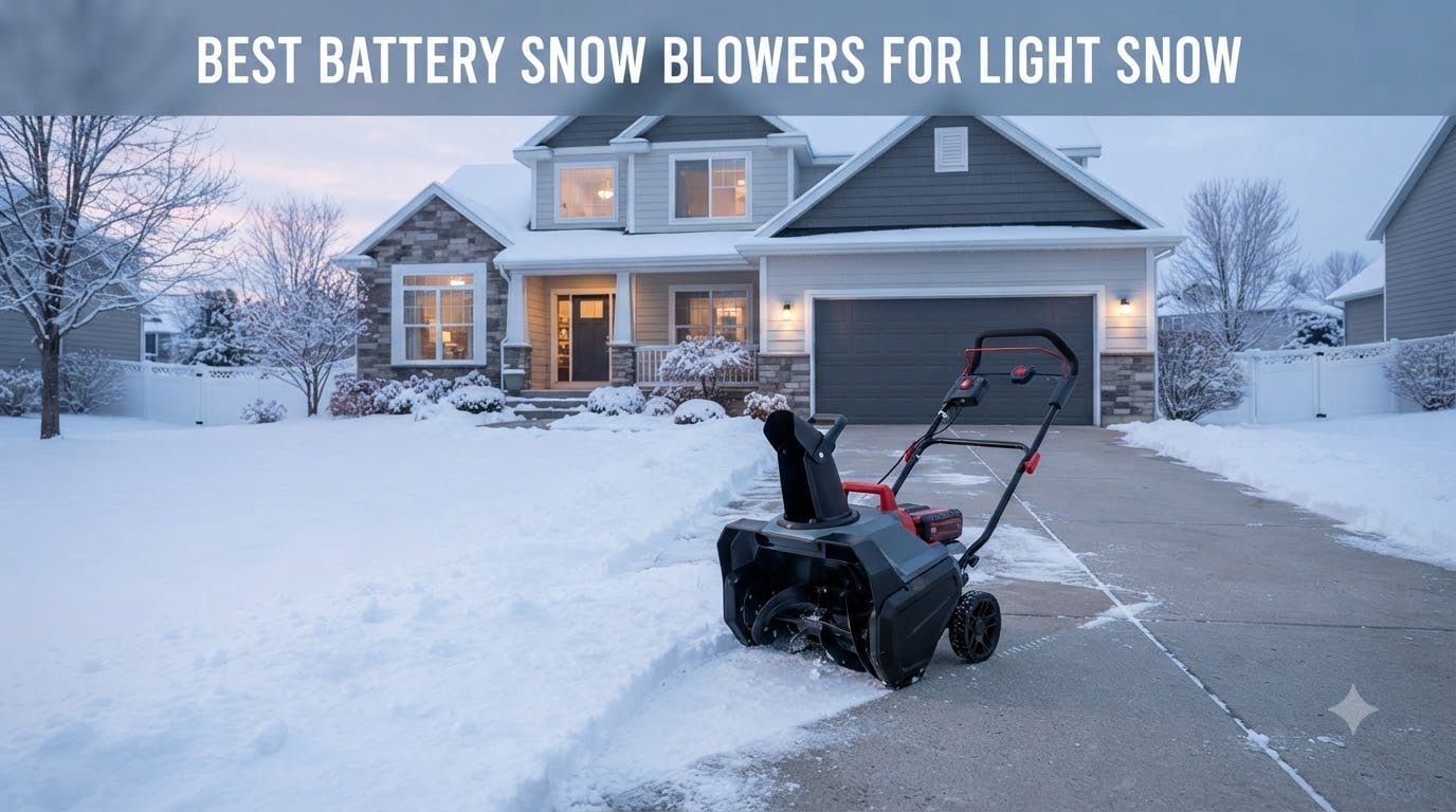 Best Battery Snow Blowers for Light Snow