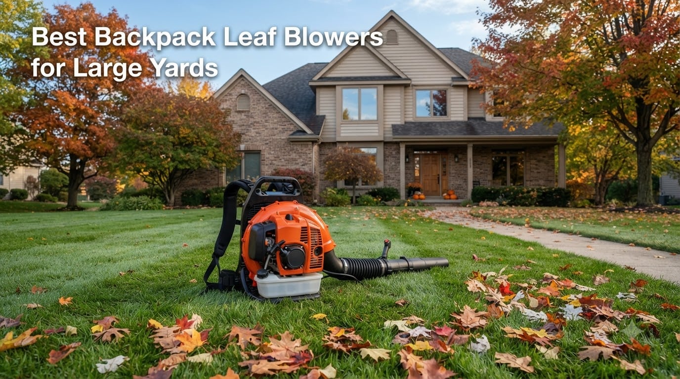 Best Backpack Leaf Blowers for Large Yards