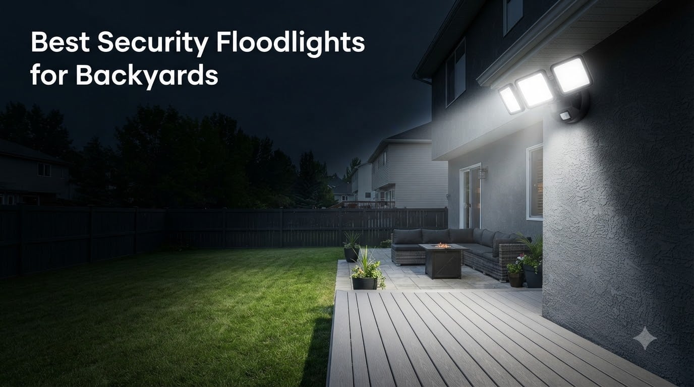 Best Security Floodlights for Backyards