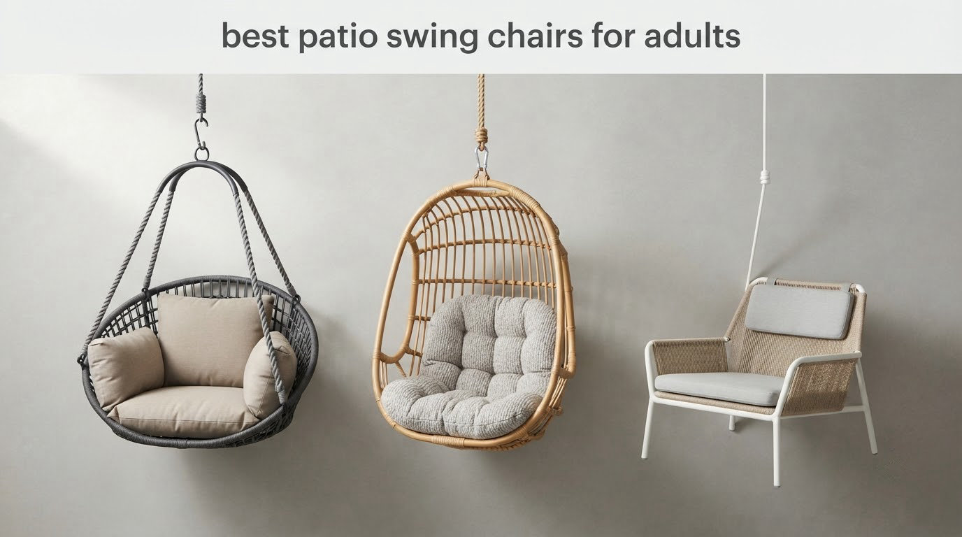 best patio swing chairs for adults