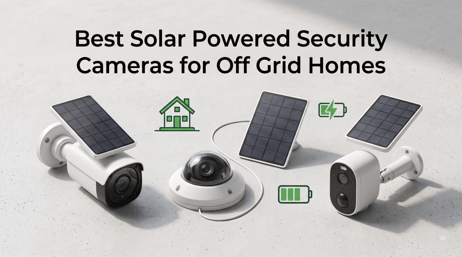 Best Solar Powered Security Cameras for Off Grid Homes