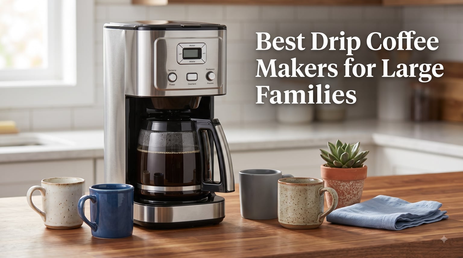 Best Drip Coffee Makers for Large Families
