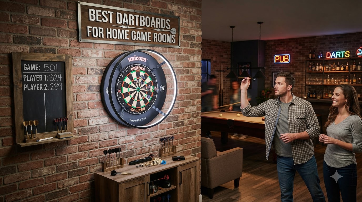 Best Dartboards for Home Game Rooms