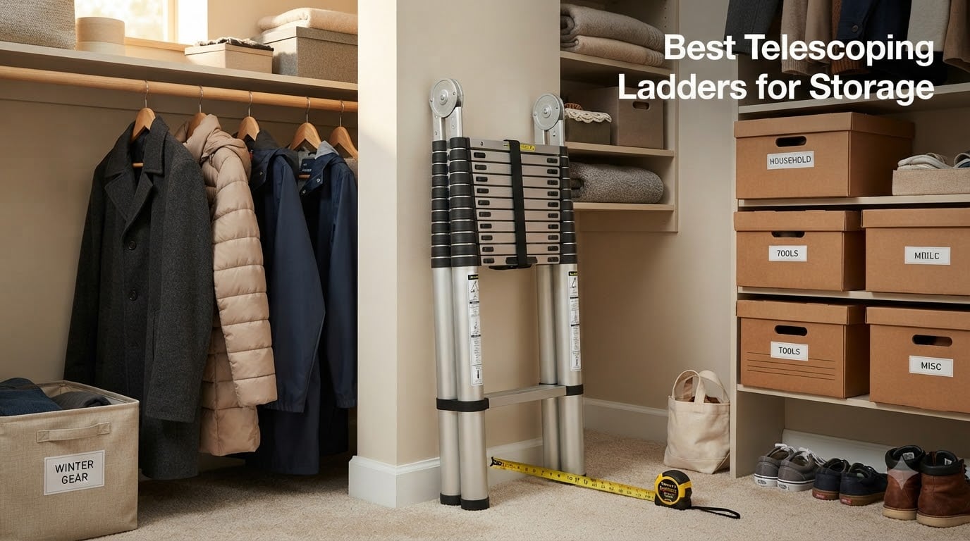 Best Telescoping Ladders for Storage