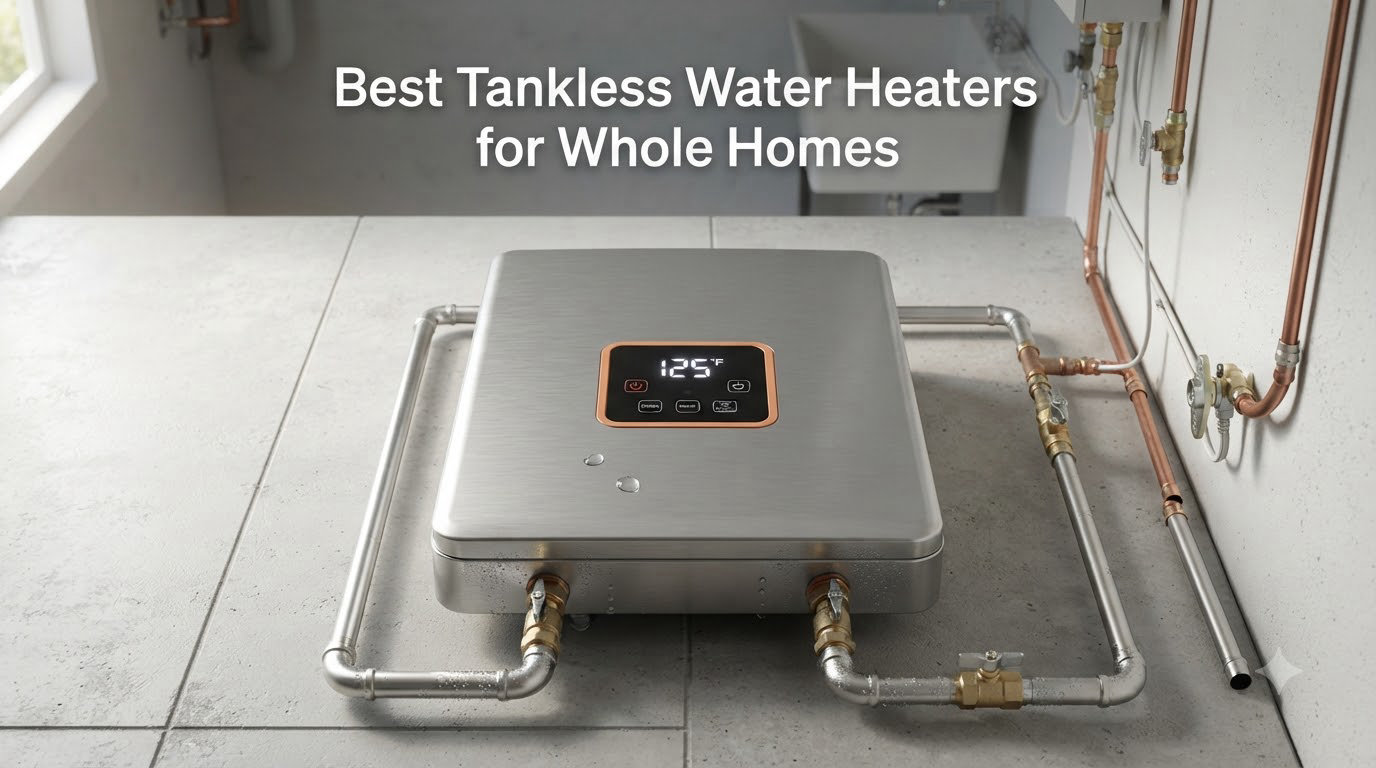 Best Tankless Water Heaters for Whole Homes