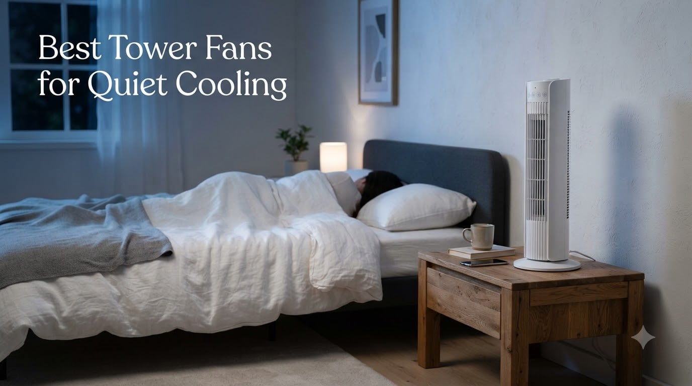 Best Tower Fans for Quiet Cooling